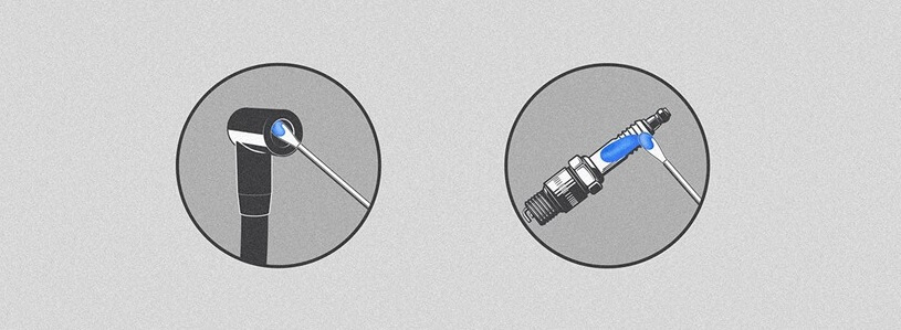 where to put dielectric grease on spark plug