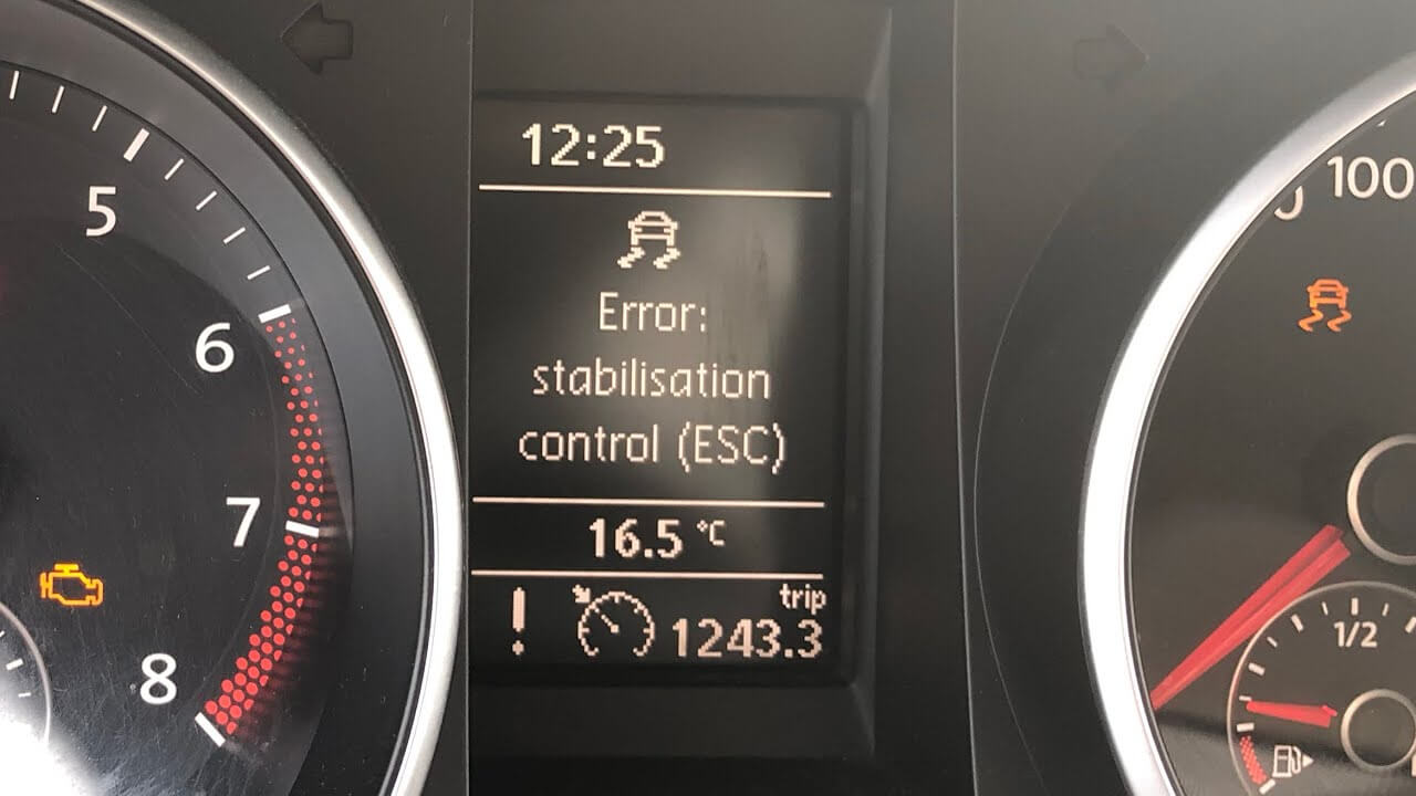 abs stabilization control error