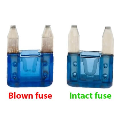 Blown fuse