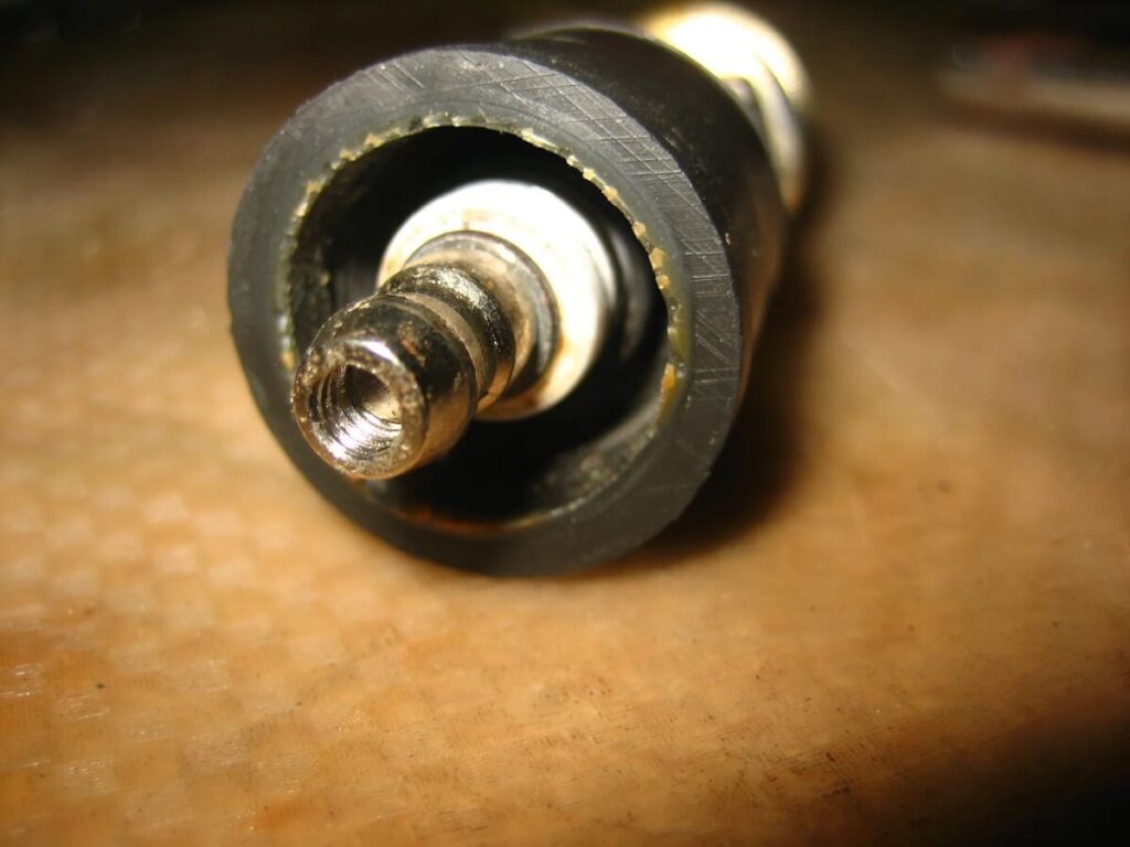 broken spark plug