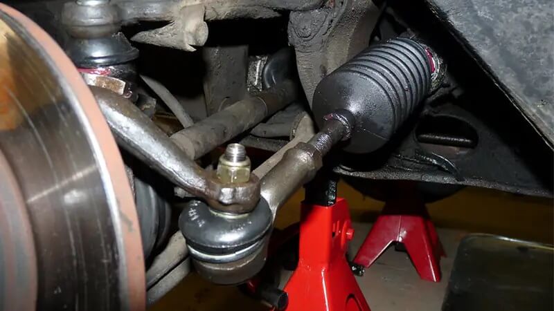 Damaged Steering Rack And Tie Rods