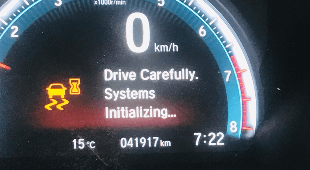 Drive Carefully Systems Initializing Honda Civic