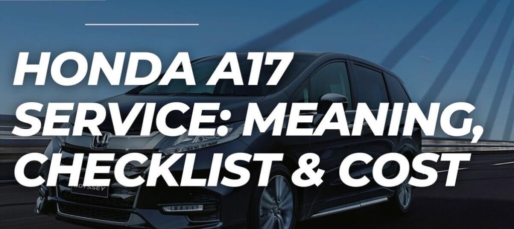 Honda A17 Service