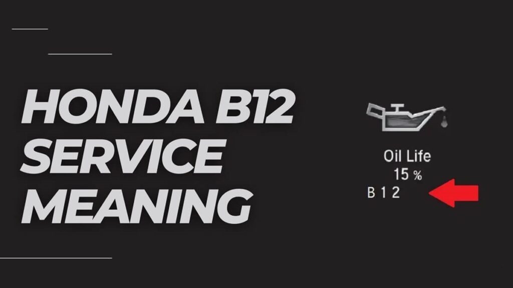 Honda B12 Service