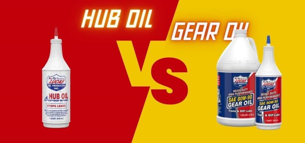 Is Hub Oil the Same as Gear Oil?