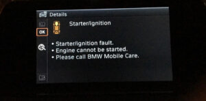 [Solved] Starter Ignition Fault BMW: 5 Main Causes