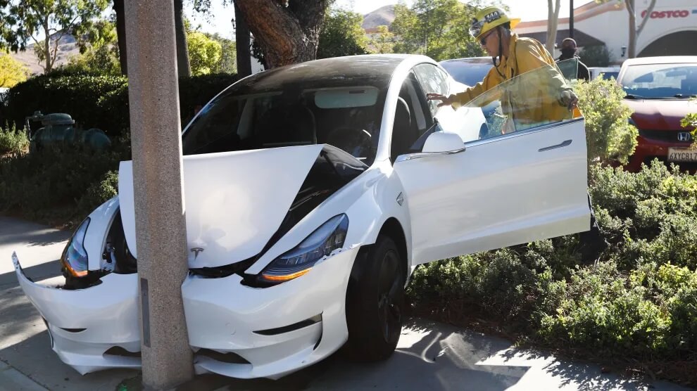 Tesla Accident