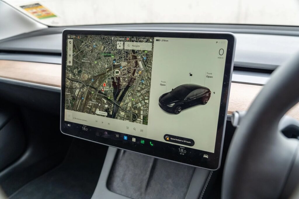 tesla navigation not working after update