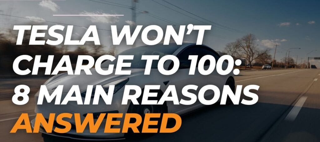 Tesla Won't Charge To 100